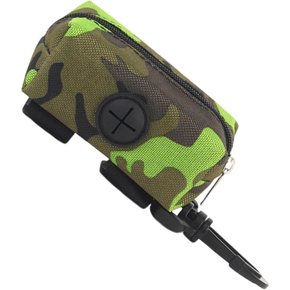 (Green) Dog Trash Bag Dispenser - Pet Waste Bag Holder | Trash Bag Holder, Pet Waste Bag Dispenser, Waste Bag Carrier, Reusable Dispenser for Outdoor Use