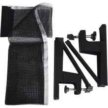 Net with Clamps, Screw Net, Screw Clamp Post Kit, Professional Training Competition for Indoor/Outdoor Games Women Men