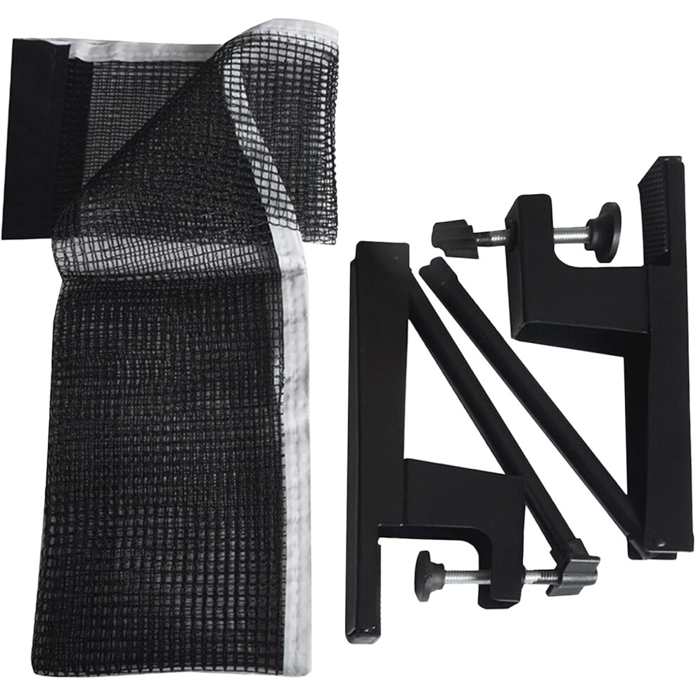 Net with Clamps, Screw Net, Screw Clamp Post Kit, Professional Training Competition for Indoor/Outdoor Games Women Men