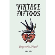 Vintage Tattoos by Carol Clerk Hardcover Book