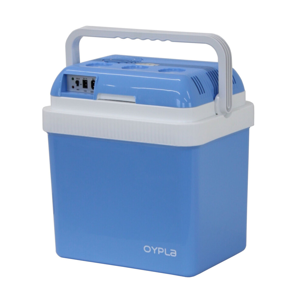 Oypla 24L 240V AC & 12V DC Coolbox Hot Cold Portable Electric Summer Cool Picnic  Box