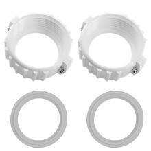 UCEDER 2-pack spa-hot tub-verwarmer, gespleten moerverbindingen met schroef, 2 stuks verwarmingspakking/O-ringen (werkelijke maat 3 inch, geschikt vo