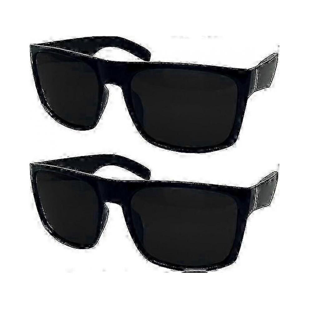 2 Pack for Xl Polarized Sunglasses - Men's Wide Frame, Fit for Large Heads