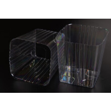 Plastic voeringen voor houten kisten (4 x 4,75 ) Doorzichtige plastic voeringen voor plantenbakken l Plastic voeringinzetstukken voor plantenbakken (
