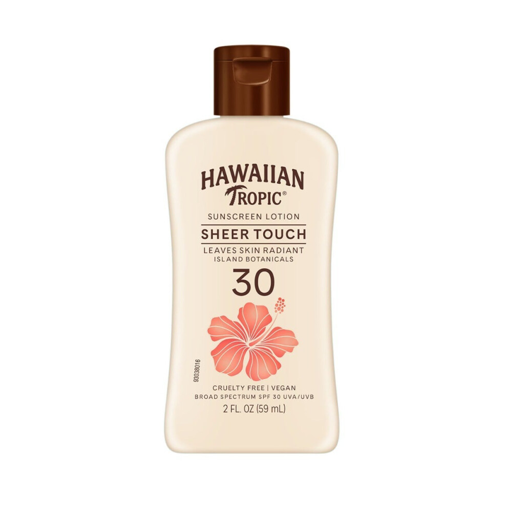 Hawaiian Tropic Sheer Touch Sunscreen Lotion SPF 30 59ml | Moisturizing Sun Protection, Broad Spectrum UVA/UVB, Non-Greasy, Water-Resistant
