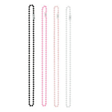 Multicolor Day i Paris Faux Pearl Halsk?der (pakke med 10) - 30 """" - Letv?gt og klassisk design perfekt til gruppebegivenheder og modeentusiast