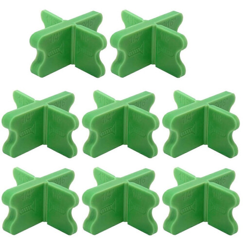 (8pcs) 4 Thicknesses ABS Deck Spacer Tool, Quick Deck Board Leveling Spacers for Pressure Treated Composite Decking