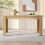 (Brown) Wooden Dining Table with Unique Leg Pattern 4