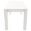 (White) Wooden Dining Table with Pattern Leg 7