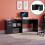Home Discount (Black) Longton Computer Desk Corner Adjustable L Shape 1