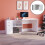 Home Discount (White) Longton Computer Desk Corner Adjustable L Shape 1