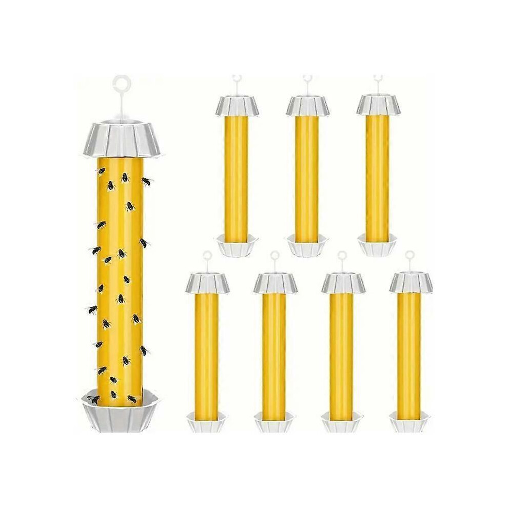 Fly Stick Sticky Fly Traps for Indoors and Outdoor 15Pcs Trap All Flies. Sticky Fly Traps for Outdoor Fly Catchers