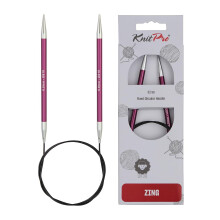 KnitPro Zing feste Rundstricknadeln 24"" (60 cm) | US-Gre 10 (6 mm)