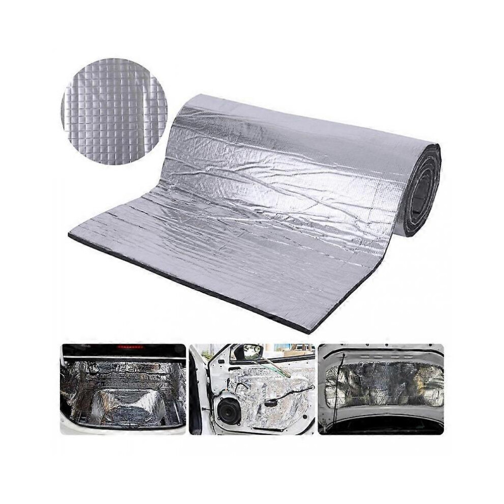 (50x200cm) Car Sound Insulation Mat, 10MM Soundproofing Foam Sound Insulation, Waterproof Noise Sound Insulation and Soundproofing