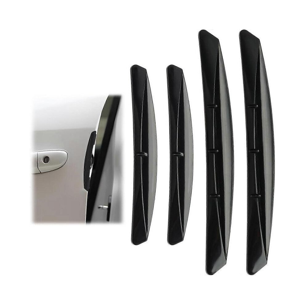Car Door Protector, 4 Pcs Door Edge Protectors Anti-Collision Strip, Door Edge Protection Strip, Can Be Used in Various Cars (Black)