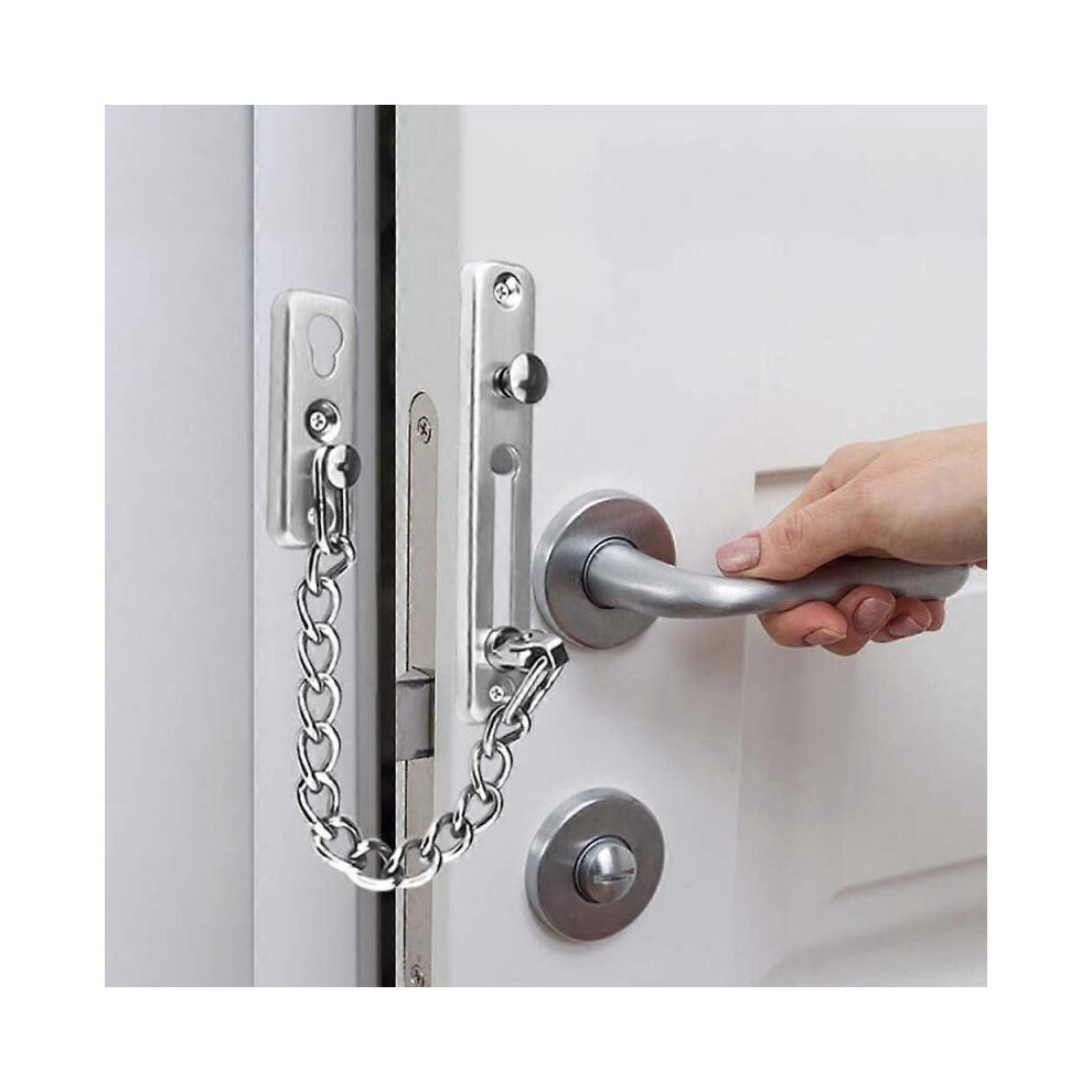 Anti-theft door chain lock (bronze)
