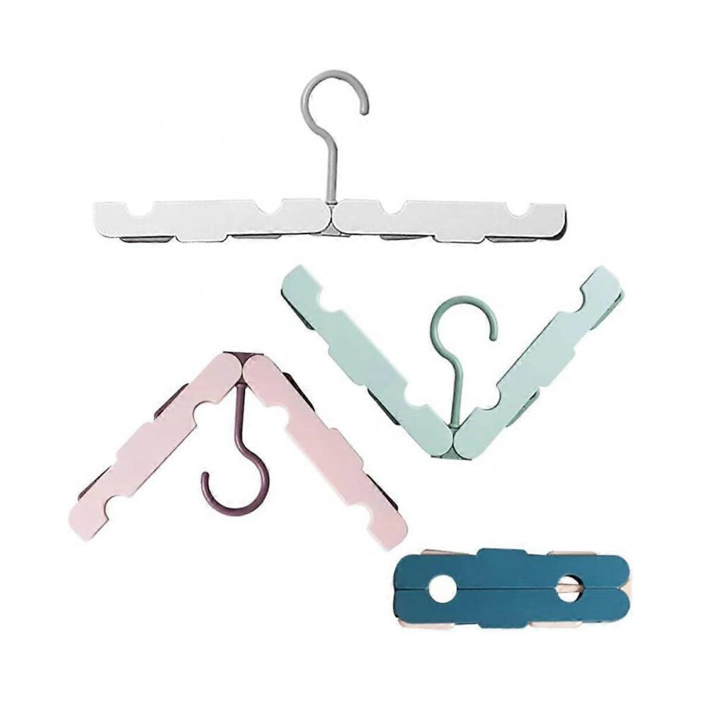 Piece Foldable Travel Hangers Portable Folding Hangers Portable Clothes Hangers for Closet Expandable Hanger Travel Hanger for Clothes Storage