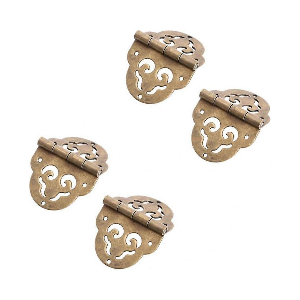 4 Pieces furniture hinge door closer hinge hinge boxes retro vintage decor decoration vintage decoration cabinet hinges door hinge copper hinges