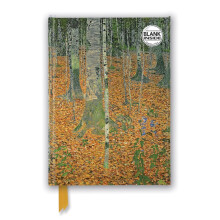 Gustav Klimt The Birch Wood Foiled Blank Journal Other Book