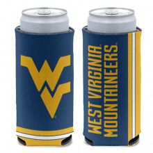 Wincraft NCAA West Virginia Mountaineers Slim Can Cooler Team Colors One Size