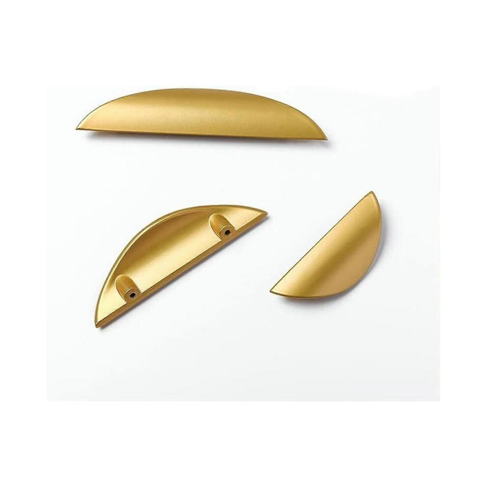 (Gold,)2 Pack Kitchen Drawer Handle Door Handle Zinc Alloy Pull Modern Gold Hardware for Cabinet Bathroom Dresser