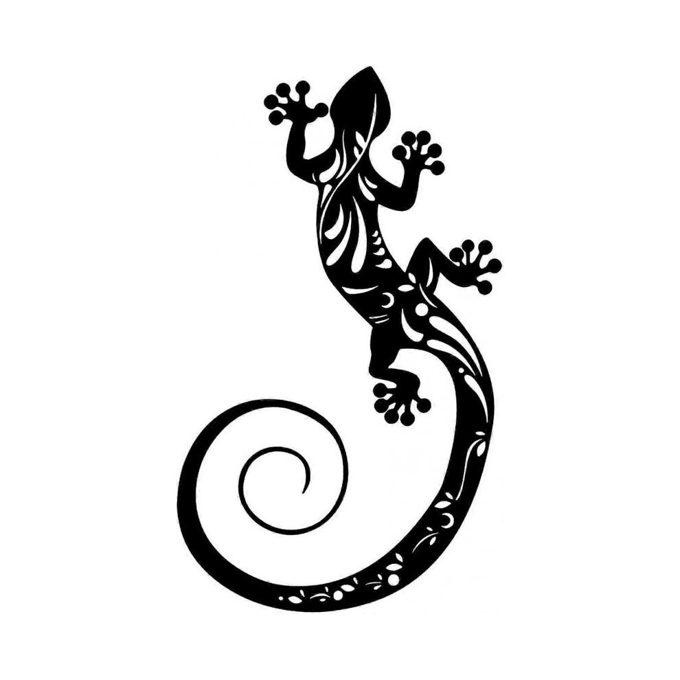 Metal Gecko Wall Decor, Artistic Decoration, Gecko Statue, Adorable Ornament, Sculpture, Decoration for Indoor and Outdoor