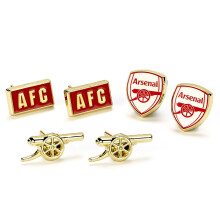 Arsenal FC Stud Earring Set Official Licensed Product