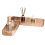 Multifunctional Wall-Mounted Rotating Storage Corner Shelf, 180 Degree Rotating Adhesive Wall-Mounted Storage Rack A 2
