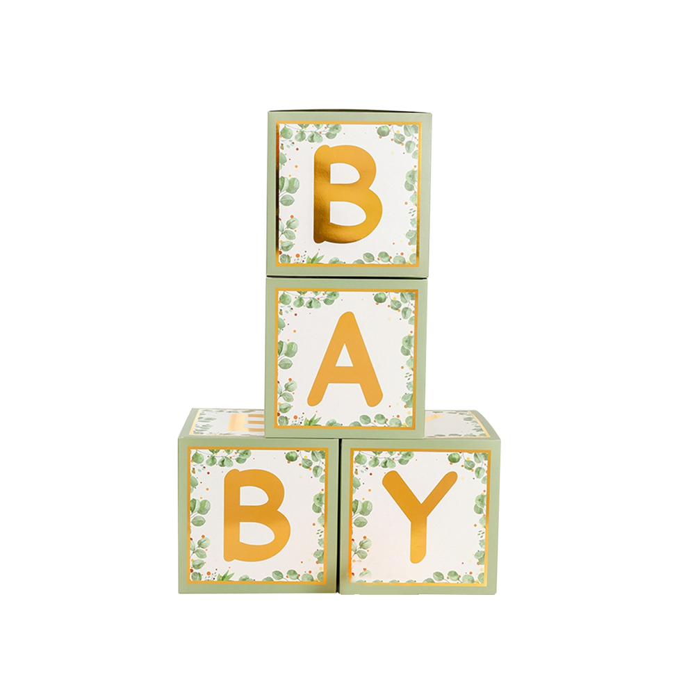 Hier Komt De Zoon Doucheboxdecoraties, 4 Stuks Stereoscopische Zonneblokken Voor Douchefeestdecoratie-image