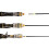 Titaniumlegering Carbon Ultra Korte IJsvishengel 70cm Insert Solid Soft Tail (Rechte Handgreep) 10