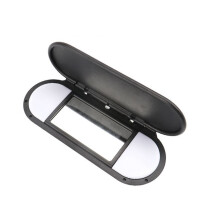 Autodach-Sonnenblende, Sonnenblende, Make-up-Spiegel, Glasabdeckung, Licht, Lampenkappe, Deckel für BMW Mini F54 F55 F56 F60 2015–2020, Schwarz