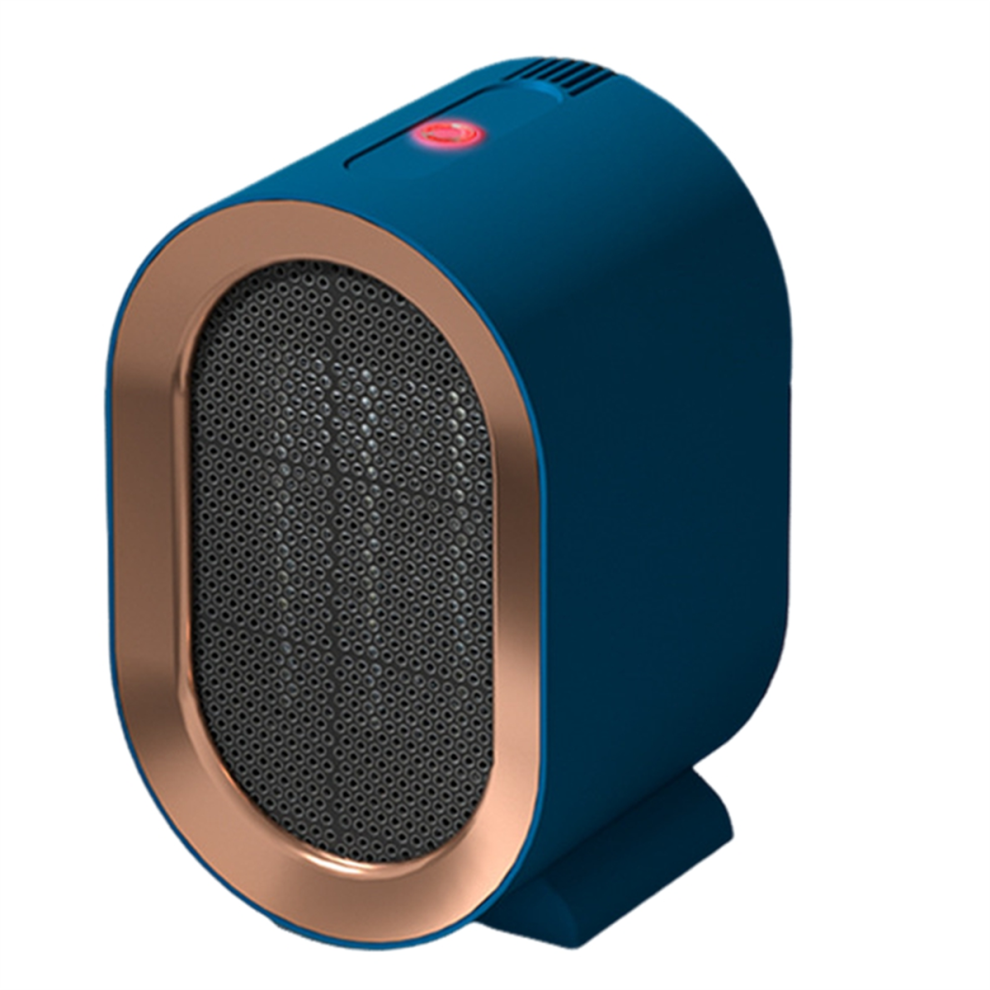Riscaldatore Da Tavolo, Piccolo Riscaldatore, Riscaldatore Elettrico, Ventilatore Per Dormitorio Studentesco, Ventilatore Ad Aria Calda, Blu, Spina Uk