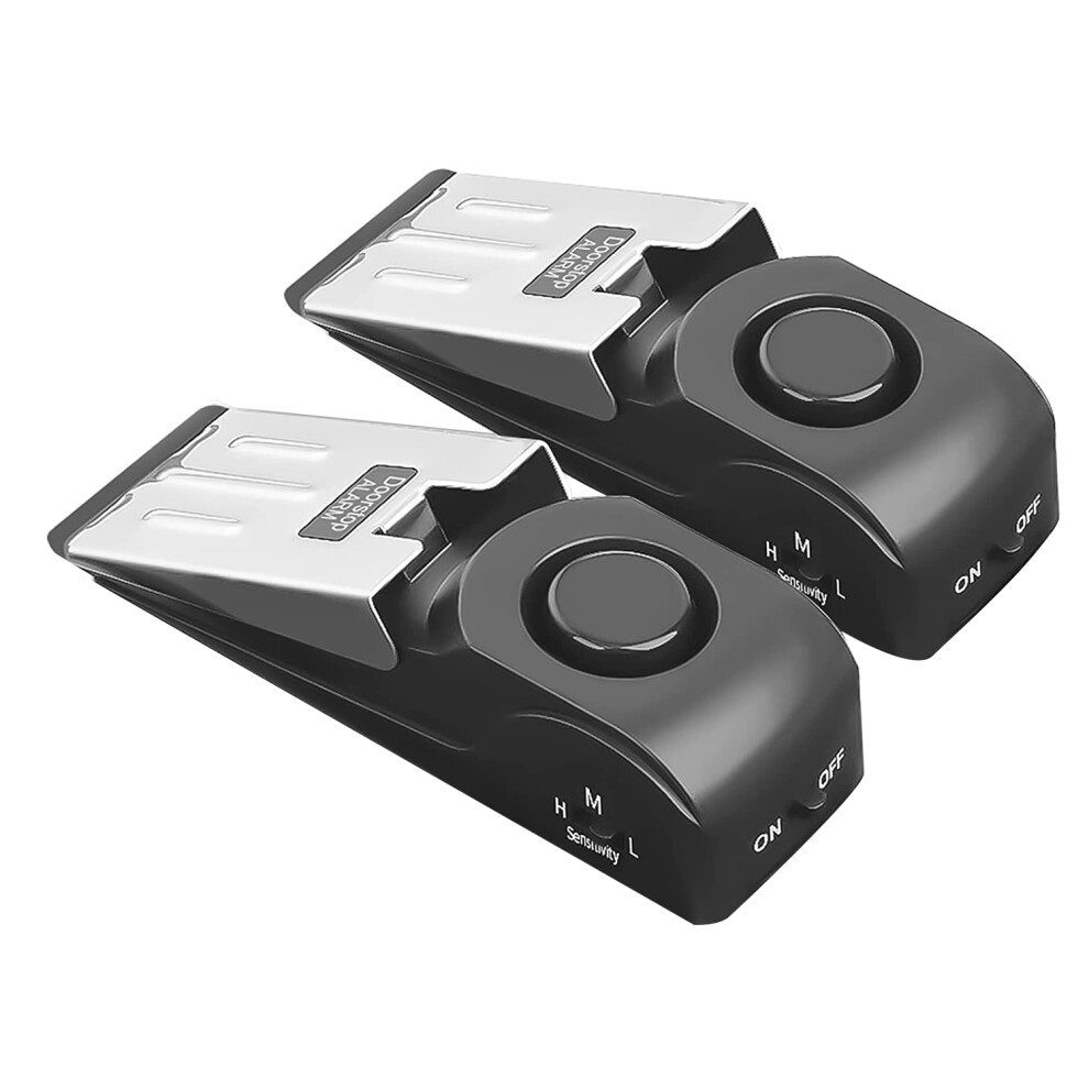 2 Pack Door Stop Alarm, Alarm with 120DB Security Siren, Alarms for Home Security, Stopper