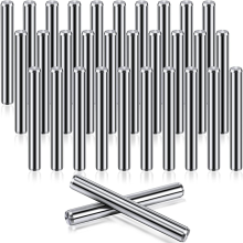 32 Stück 5 mm x 40 mm Regalhalterungen, Stifte, Regale, Dübelstifte, Edelstahl-Regalstifte, Metall-Bücherregalstifte, Unterstützung