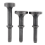 4Pc Air Hammer Chisel Hard Steel Solid Impact Support Pneumatic Tool for Knocking / Rusting Removal 9
