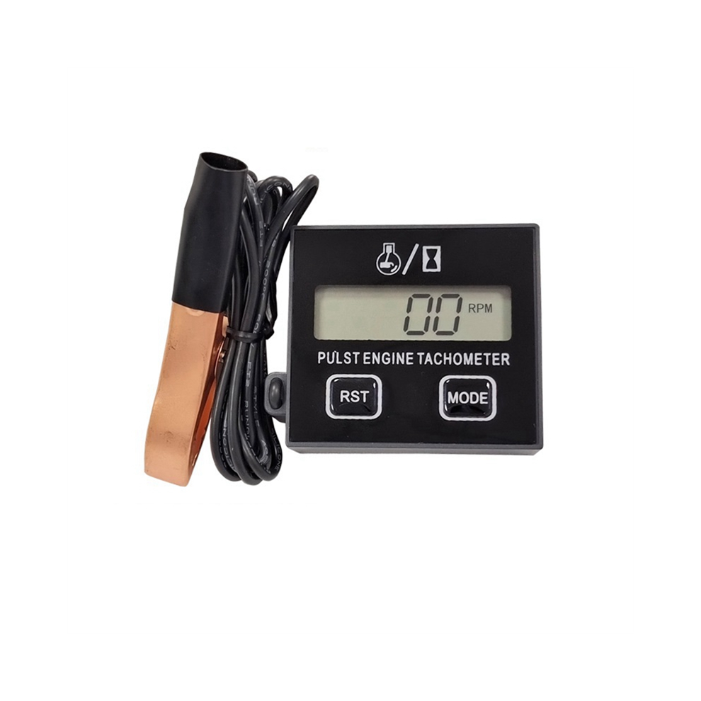 Digital Gasoline Engine Tachometer Resettable Inductive Contact Tachometer for Chain Saw Engine Lawnmower-image-OPC-PGZV7HP-NEW