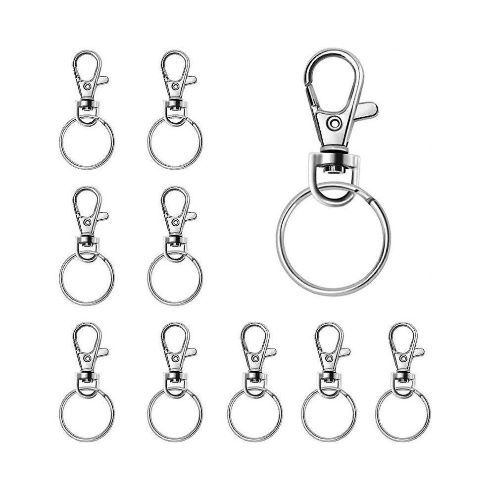Keychain Rings, Keychain Hook, Carabiner Keychain, Key Chain Clip, Lobster Clasp, Swivel Carabiner, Metal Swivel Keychain, DIY Accessories for Jewelry