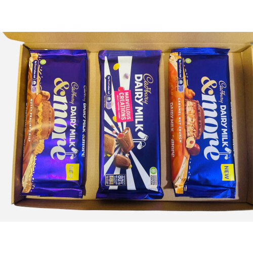 Cadbury Milk Chocolates Hamper  Gift Box with Mixed Flavors