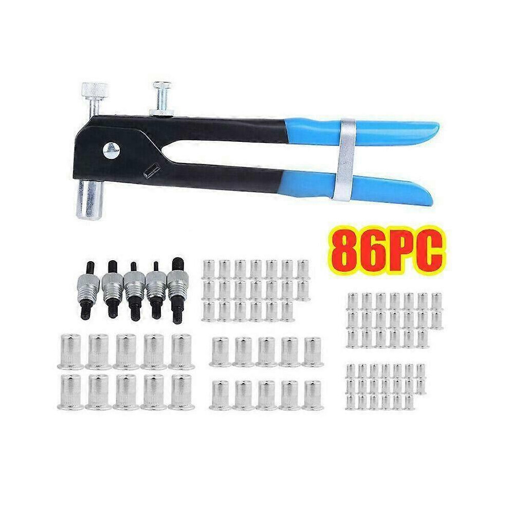 With M3-m8 Blind Rivet Nut Thread Insert, Manual Rivet Gun Tool Wrench Kit