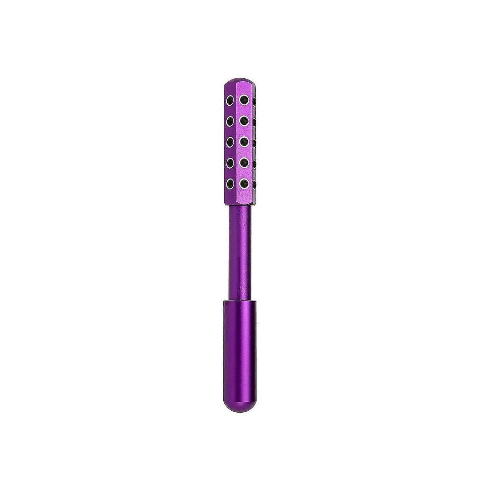Radiance Roller - Germanium Stone Uplifting Face Massager Beauty Roller (Purple)