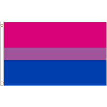 (5' x 3' - 150cm x 90cm) Bisexual Bi-Pride LGBTQ+ Pride Polyester Flag