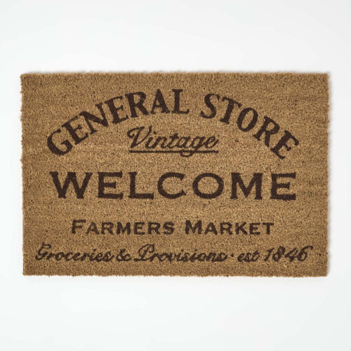 Homescapes Homescapes General Store Non-Slip Coir Doormat