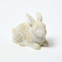 Homescapes White Rabbit Hollow Resin Key Keeper