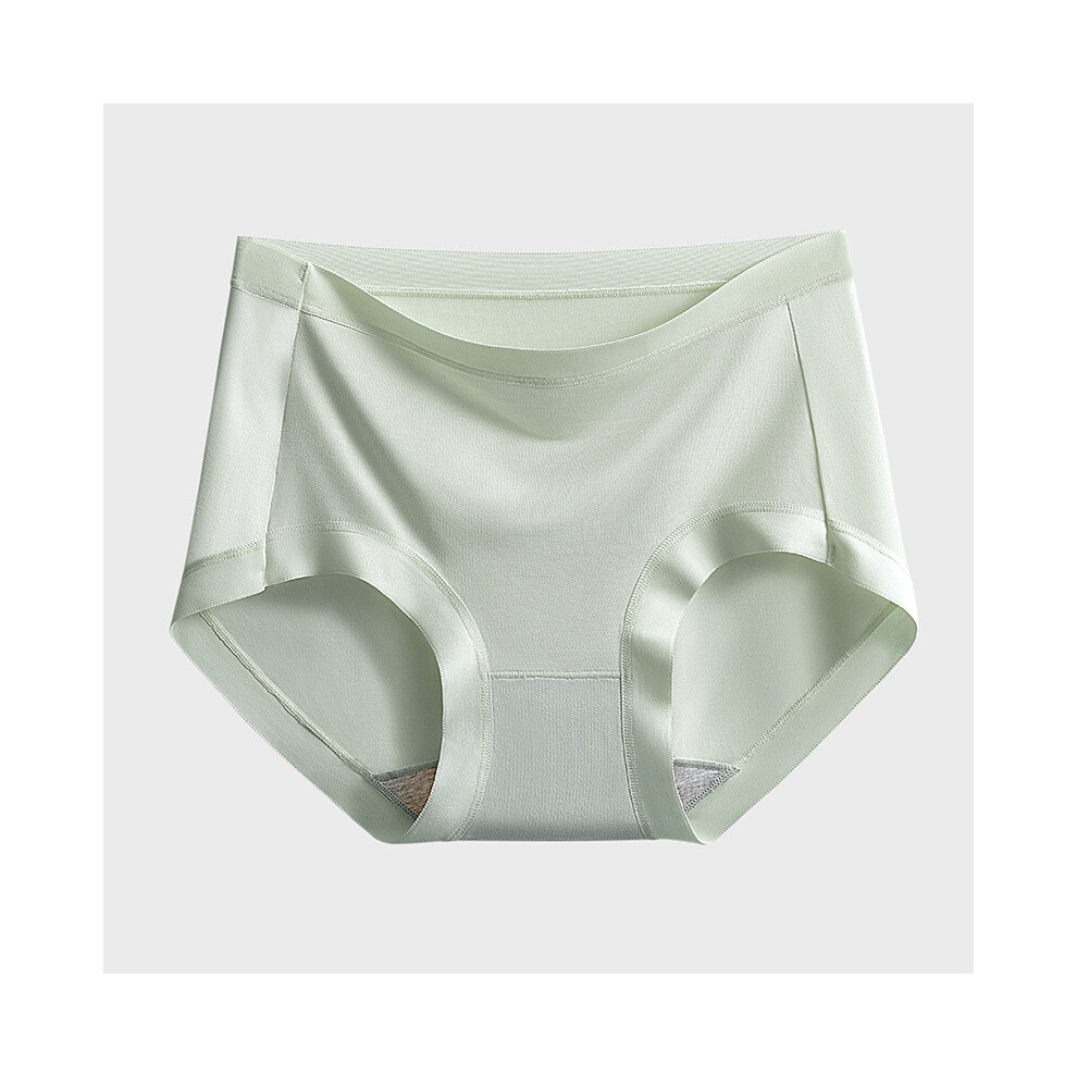 (Light Green,M)Luxueux sous vêtement femme modal années 60 en soie glacée douce respirante sensation triangle short