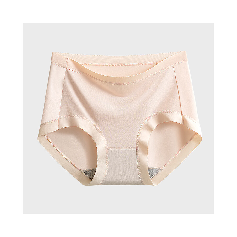 (Skin,2XL)Luxueux sous vêtement femme modal années 60 en soie glacée douce respirante sensation triangle short