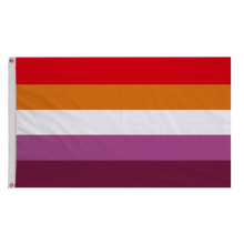(5' x 3' - 150cm x 90cm) Lesbian Gay Pride LGBTQ+ Striped Polyester Flag