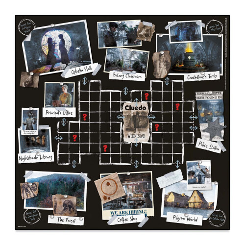 Wednesday Cluedo Mystery Board Game 2