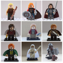 9PCS Sets Lord Of The Rings Fellowship Toy Action MiniFigures Fits Lego