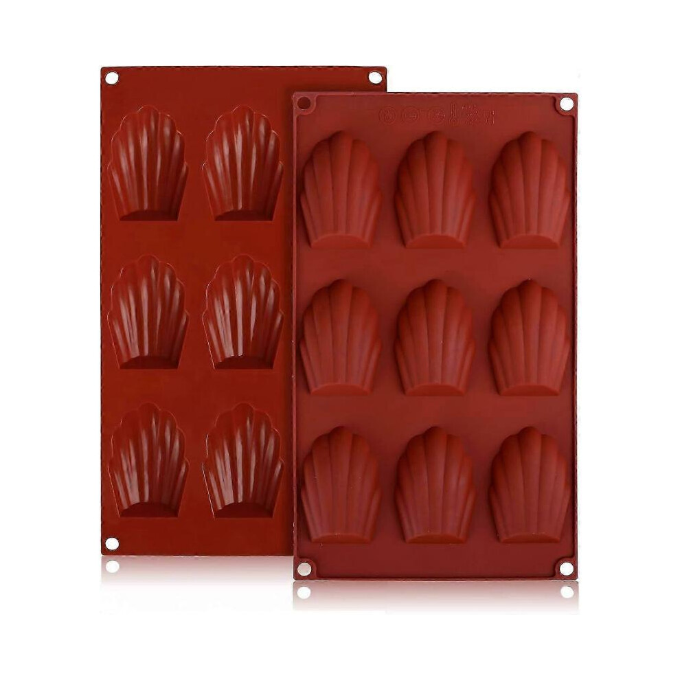 Artisanal Baking Essential, Madeleine Mold Silicone Bakeware, Food Grade Silicone Non-Stick Flexible Baking Tray, Oven Safe Microwave Safe Freezer