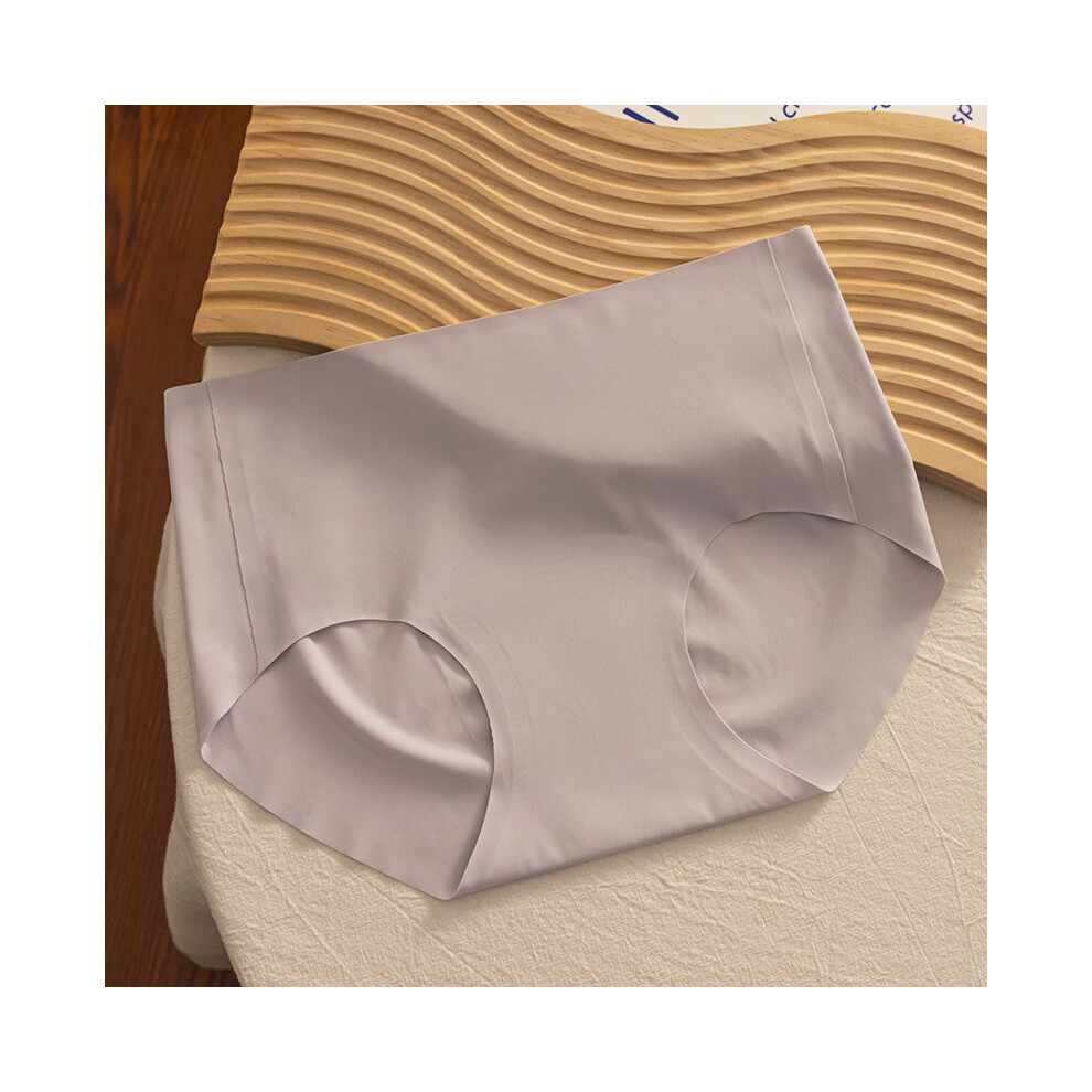 (Purple,XL)Culotte femme polyvalente en soie glacée avec entrejambe en coton doux et tissu léger respirant